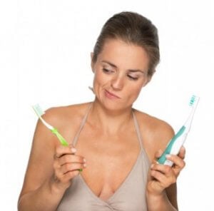 Die elektrische Zahnbürste als ideales Hilfsmittel für die Zahnpflege.