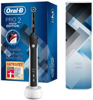 oral b 2 pro 2500 schwarz mit etui