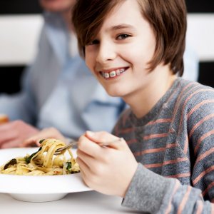 boy with braces