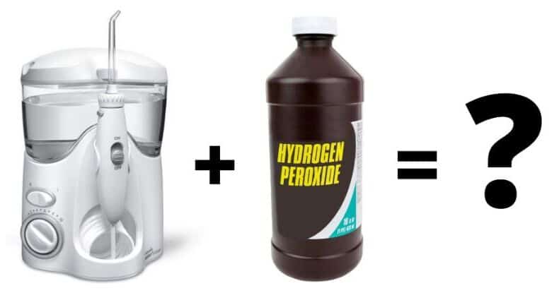 hydrogen peroxide in waterpik