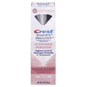 Crest Brilliance Hydrogen Peroxide Toothpaste