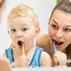 cuida los dientes de los niños