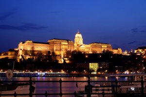 Castle at night