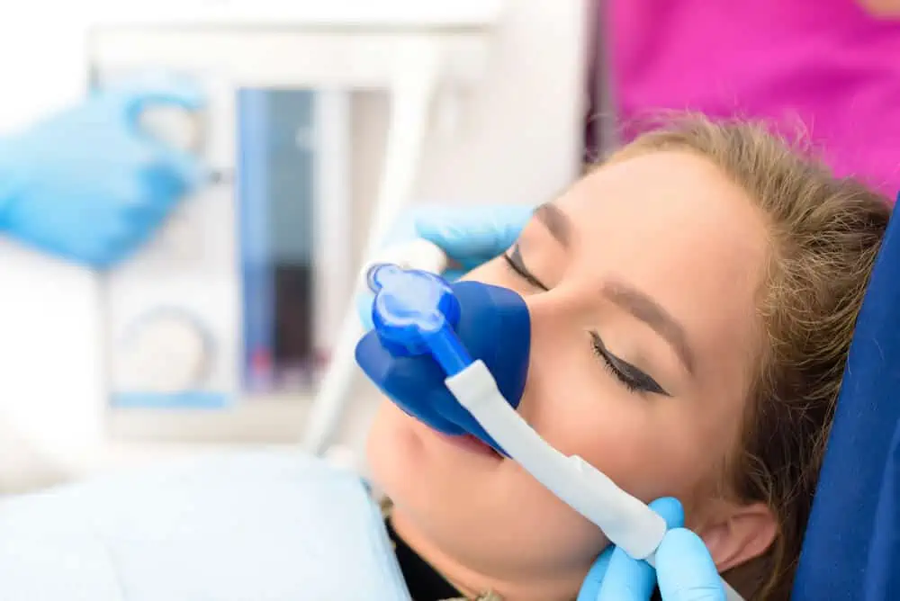 dental sedation through inhaled gases
