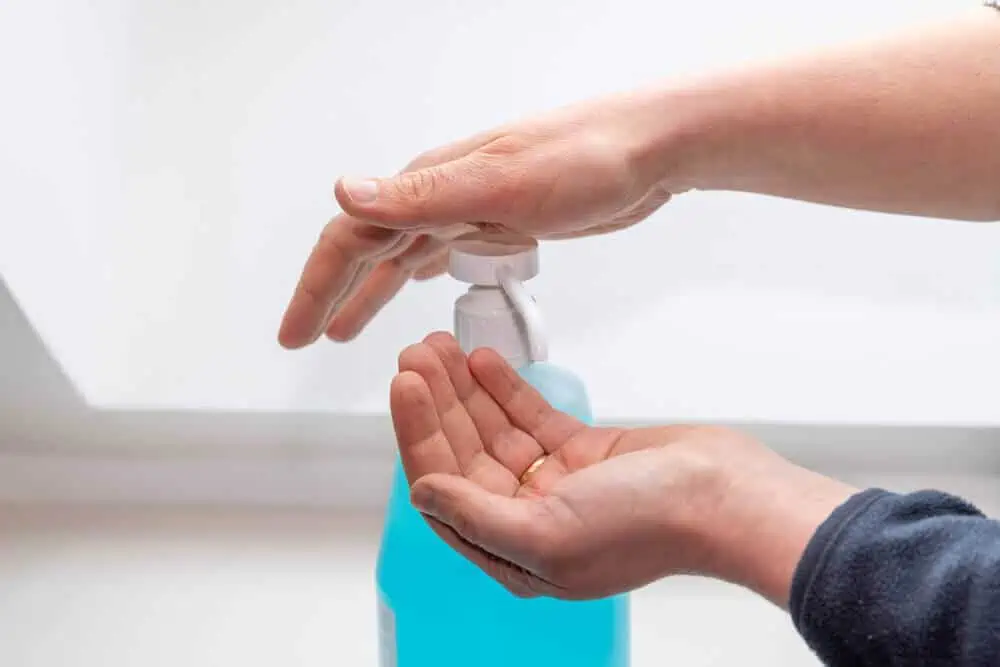 hand sanitizer