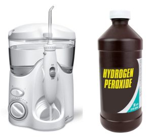 hydrogen peroxide in waterpik