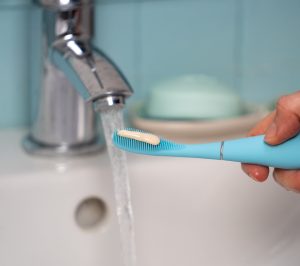 new silicone toothbrush