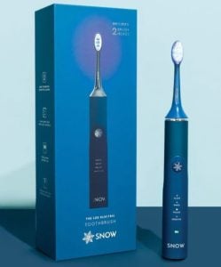 snow whitening toothbrush