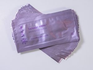 Snow whitening strips