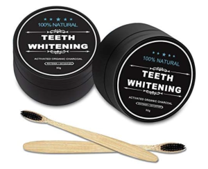 Activated charcoal teeth whitening 
