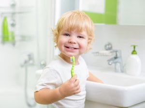 Brossage des dents enfants